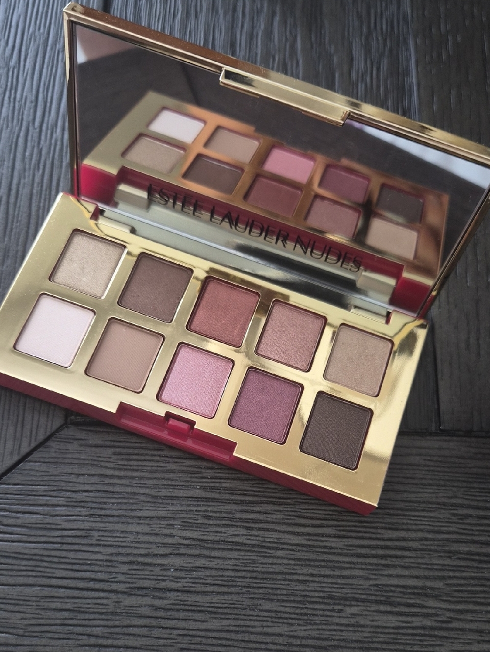 Estée Lauder Pink and Gold Eyeshadow Palette Case